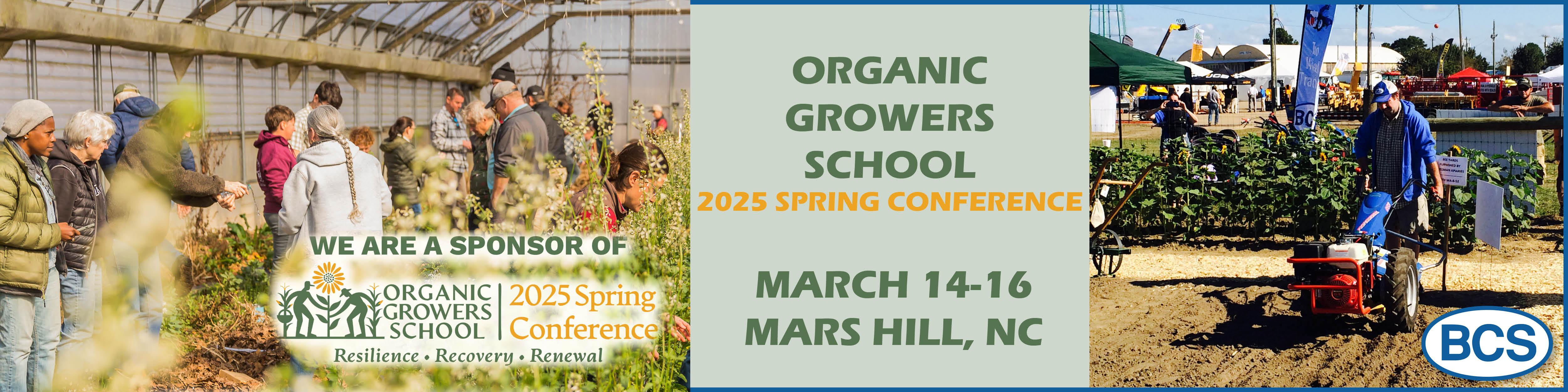 Organic Grower School - Mars Hill